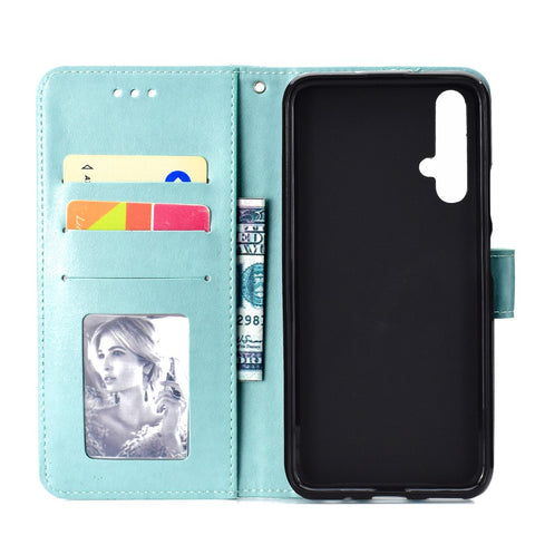 Imprinted Mandala Pattern PU Leather Wallet Stand Case with Strap for OnePlus Nord CE 5G