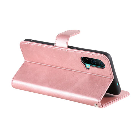 Zipper Pocket Wallet PU Leather Phone Case Shell with Stand for OnePlus Nord CE 5G