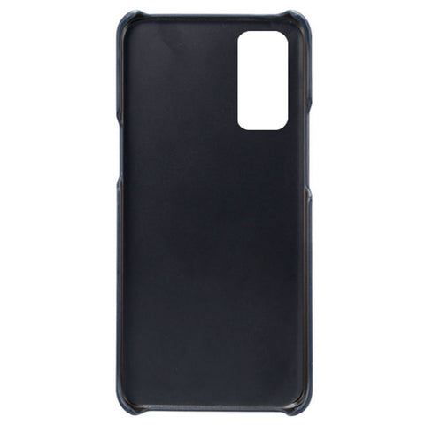 KSQ Solid Color Simple Stylish PU Leather Coated PC Phone Case for OnePlus Nord 2 5G
