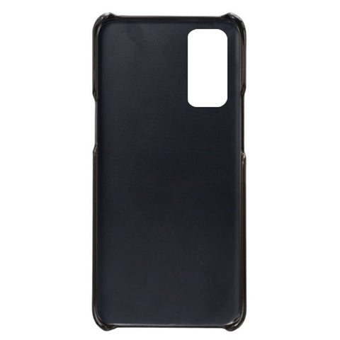 KSQ Dual Back Card Slots PU Leather + PC Combo Drop-Proof Hard Case for OnePlus Nord 2 5G