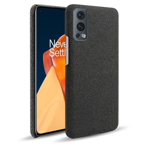 KSQ Solid Color Soft Premium Cloth Coated PC Phone Case for OnePlus Nord 2 5G