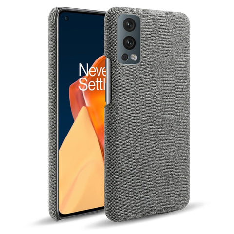 KSQ Solid Color Soft Premium Cloth Coated PC Phone Case for OnePlus Nord 2 5G