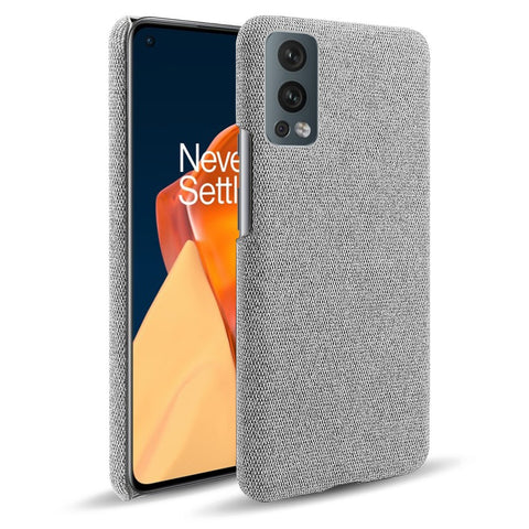 KSQ Solid Color Soft Premium Cloth Coated PC Phone Case for OnePlus Nord 2 5G