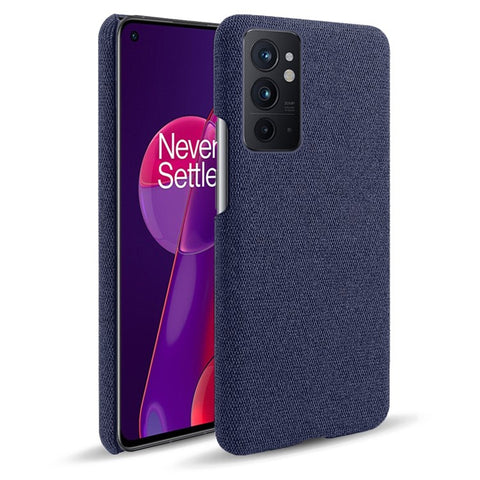 KSQ Light Slim Solid Color Cloth + PC Durable Stylish Drop-proof Phone Case Shell for OnePlus 9RT 5G