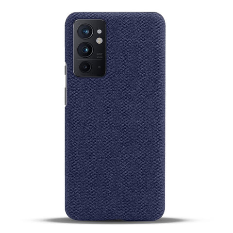 KSQ Light Slim Solid Color Cloth + PC Durable Stylish Drop-proof Phone Case Shell for OnePlus 9RT 5G
