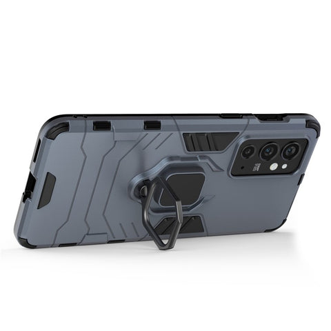 Hybrid Duty TPU + Hard PC Protective Case with Metal Ring Kickstand for OnePlus 9RT 5G