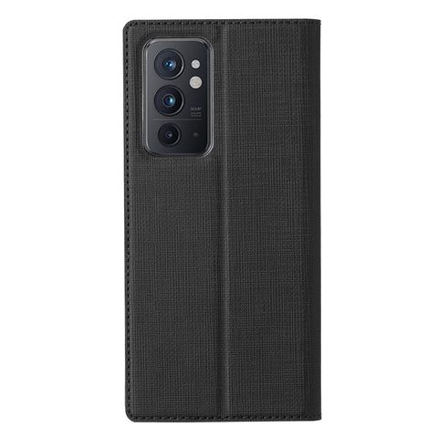 VILI DMX Series Anti-scratch Mobile Phone Bag Case PU Leather Stand Auto Magnetic Closed Phone Cover for OnePlus 9RT 5G