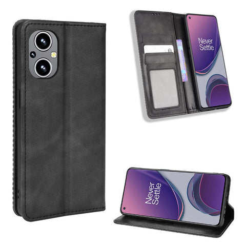 For OnePlus Nord N20 5G / Oppo Reno7 Z 5G / Reno7 Lite / A96 (China) / Reno8 Lite 5G / F21 Pro 5G / Reno8 Z 5G Imprinted Pattern Retro Style Leather Cover + TPU Inner Case Wallet Stand Phone Cover Shell