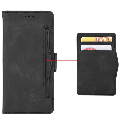 For OnePlus Nord N20 5G / Oppo Reno7 Z 5G / Reno7 Lite / A96 (China) / Reno8 Lite 5G / F21 Pro 5G / Reno8 Z 5G Multiple Card Slot PU Leather + TPU Full Protection Phone Cover with Stand Cash Pocket