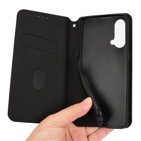 For OnePlus Nord CE 5G Strong Magnetic Good Protection Phone Cover Imprinted Pattern Cell Phone Case PU Leather + TPU Phone Case with Stand Wallet