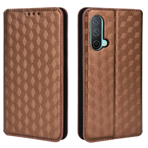 For OnePlus Nord CE 5G Strong Magnetic Good Protection Phone Cover Imprinted Pattern Cell Phone Case PU Leather + TPU Phone Case with Stand Wallet