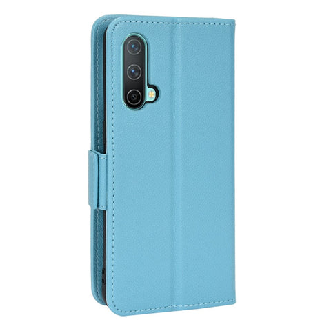 Litchi Texture PU Leather Wallet Magnetic Closure Cover Stand Flip Folio Shockproof Phone Case for OnePlus Nord CE 5G