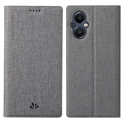 VILI DMX Series PU Leather Stand Phone Case for OnePlus Nord N20 5G Magnetic Auto-absorbed Card Slot Cover