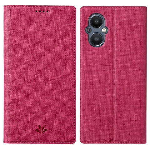 VILI DMX Series PU Leather Stand Phone Case for OnePlus Nord N20 5G Magnetic Auto-absorbed Card Slot Cover