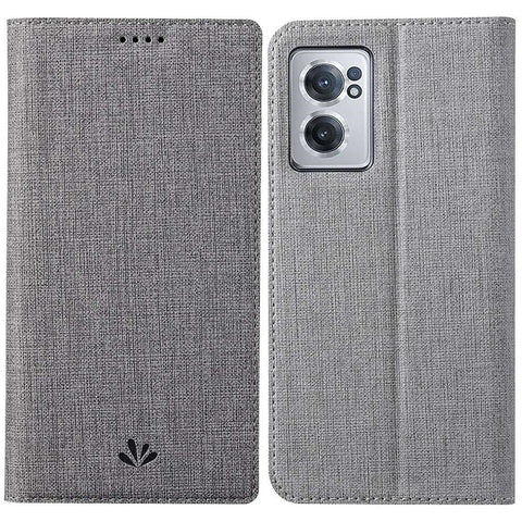 VILI DMX Series for OnePlus Nord CE 2 5G, Automatic Absorption Leather Phone Case Stand Cover with Single Card Slot