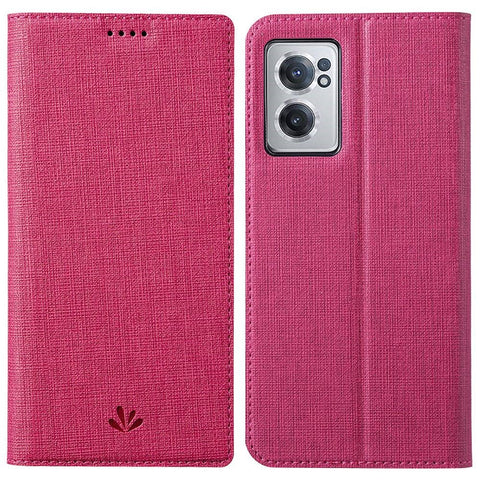 VILI DMX Series for OnePlus Nord CE 2 5G, Automatic Absorption Leather Phone Case Stand Cover with Single Card Slot