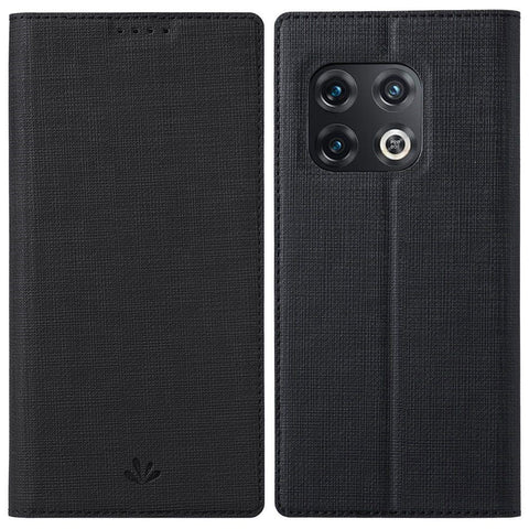 VILI DMX Series for OnePlus 10 Pro 5G, Auto-Absorbed Leather Phone Case with Stand Card Slot