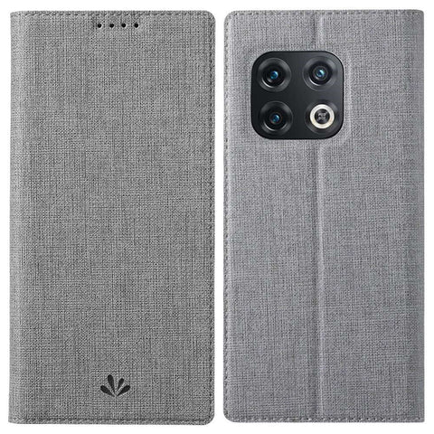 VILI DMX Series for OnePlus 10 Pro 5G, Auto-Absorbed Leather Phone Case with Stand Card Slot