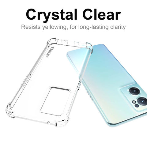 ENKAY HAT PRINCE for OnePlus Nord CE 2 5G Crystal Clear Soft TPU Case Four Corner Air Cushion Protective Anti-slip Cover