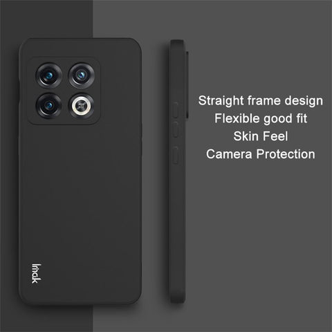 IMAK UC-4 Series Soft Case for OnePlus 10 Pro 5G, Straight Edge Scratch-resistant Drop-proof TPU Phone Cover