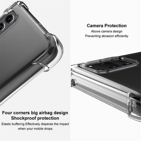 IMAK for OnePlus Ace 5G/10R 5G Airbag Design Wear-resistant Case Soft TPU Anti-drop Camera Protective Cover with Screen Protector