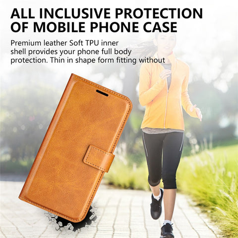 Square Magnetic Clasp Folio Flip Mobile Phone Leather Case for OnePlus Ace 5G/10R 5G, Full Coverage Anti-drop Wallet Design Stand Phone Cover