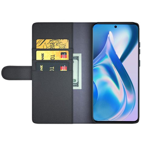 For OnePlus Ace 5G/10R 5G Genuine Split Leather Flip Case Viewing Stand Secure Magnetic Buckle Protect Wallet Phone Cover