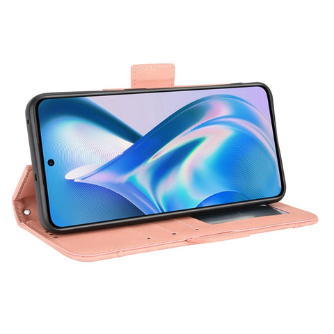 For OnePlus Ace 5G/10R 5G Card Slot PU Leather Phone Cover Case Magnetic Flip Wallet Style Stand Shockproof Phone Shell
