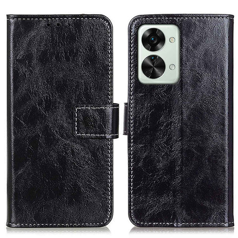 For OnePlus Nord 2T 5G Retro Crazy Horse Texture PU Leather Magnetic Flip Case TPU Protect Inner Shell Stand Wallet Protective Phone Cover