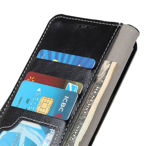 For OnePlus Nord 2T 5G Retro Crazy Horse Texture PU Leather Magnetic Flip Case TPU Protect Inner Shell Stand Wallet Protective Phone Cover