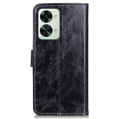 For OnePlus Nord 2T 5G Retro Crazy Horse Texture PU Leather Magnetic Flip Case TPU Protect Inner Shell Stand Wallet Protective Phone Cover