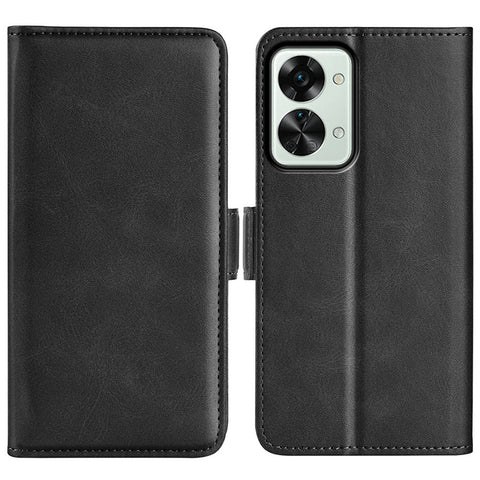 For OnePlus Nord 2T 5G Folio Flip Anti-fall Magnetic Cell Phone Case Stand PU Leather Wallet Style Cover