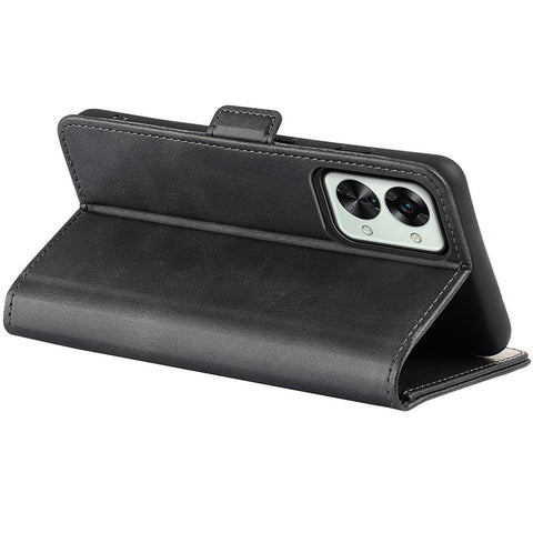 For OnePlus Nord 2T 5G Folio Flip Anti-fall Magnetic Cell Phone Case Stand PU Leather Wallet Style Cover