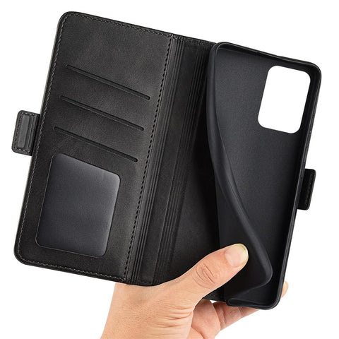 For OnePlus Nord 2T 5G Folio Flip Anti-fall Magnetic Cell Phone Case Stand PU Leather Wallet Style Cover