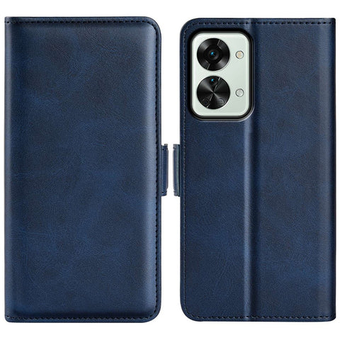 For OnePlus Nord 2T 5G Folio Flip Anti-fall Magnetic Cell Phone Case Stand PU Leather Wallet Style Cover