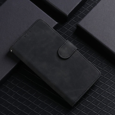 For OnePlus Ace 5G/10R 5G Full Coverage PU Leather Wallet Case Stand Magnetic Closure Skin-touch Feeling Shockproof Flip Cover with Card Holder