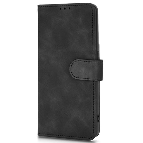 For OnePlus Ace 5G/10R 5G Full Coverage PU Leather Wallet Case Stand Magnetic Closure Skin-touch Feeling Shockproof Flip Cover with Card Holder