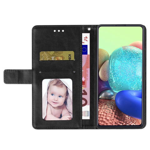 For OnePlus 10T 5G / Ace Pro 5G HT01 PU Leather Wallet Stand Case Imprinted Y-Shaped Lines Well-protected Phone Cover