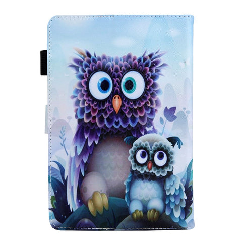 Universal Animal Patterned 8-inch PU Leather Stand Tablet Case for Huawei MediaPad T3 8.0 / iPad mini 5, etc