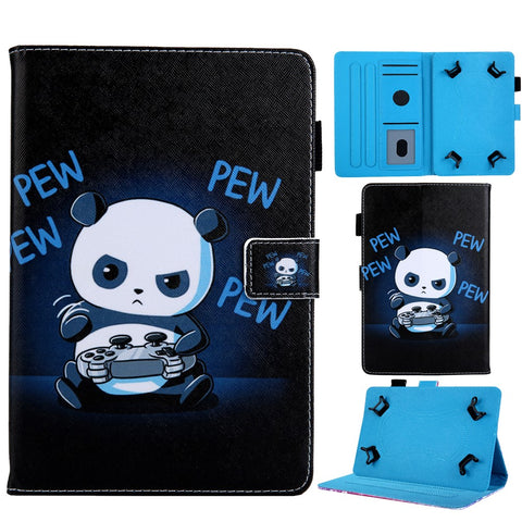 Universal Animal Patterned 8-inch PU Leather Stand Tablet Case for Huawei MediaPad T3 8.0 / iPad mini 5, etc