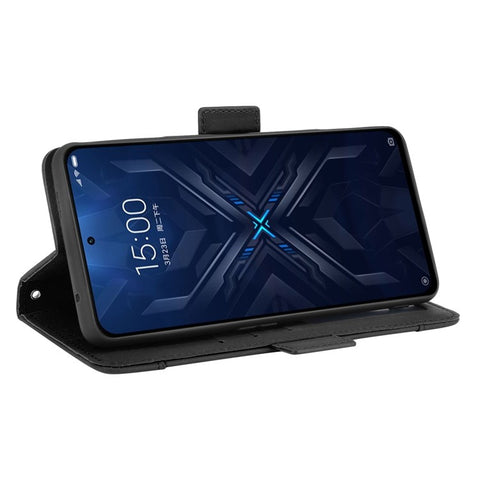 Multiple Card Slots Wallet Leather Phone Case with Stand for Xiaomi Black Shark 4 / 4 Pro Protection Cover