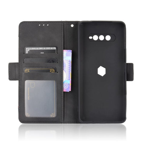 Multiple Card Slots Wallet Leather Phone Case with Stand for Xiaomi Black Shark 4 / 4 Pro Protection Cover