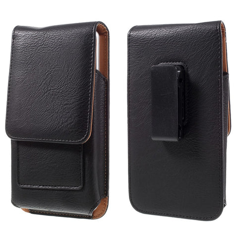 Universal Belt Clip Leather Holster Pouch for Huawei Mate 8/Galaxy A9/A8