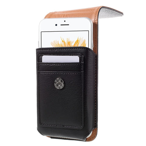 For iPhone 6s Plus / 6 Plus Belt Leather Case Pouch Cover, Size: 16 x 8.4 x 1.8cm