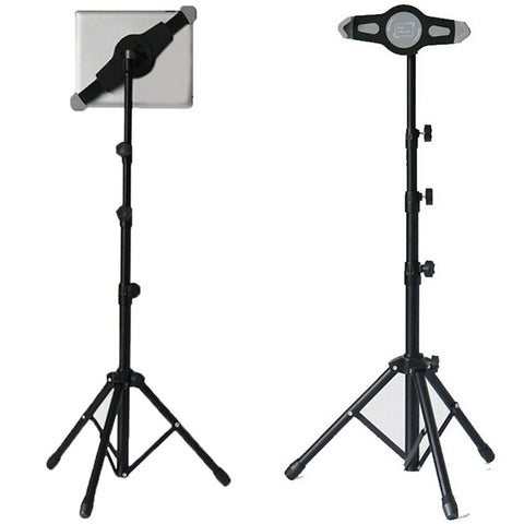 Aluminum Alloy Tablet Tripod Holder Retractable Stand (Third Generation) for 7