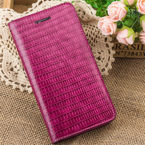 QIALINO Crocodile Texture Genuine Leather Wallet Case for iPhone 6 Plus / 6s Plus 5.5 inch