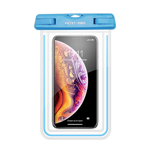 PICTET.FINO Noctilucent IPX8 Waterproof Case Bag for iPhone 6s Plus / 6 Plus with Strap