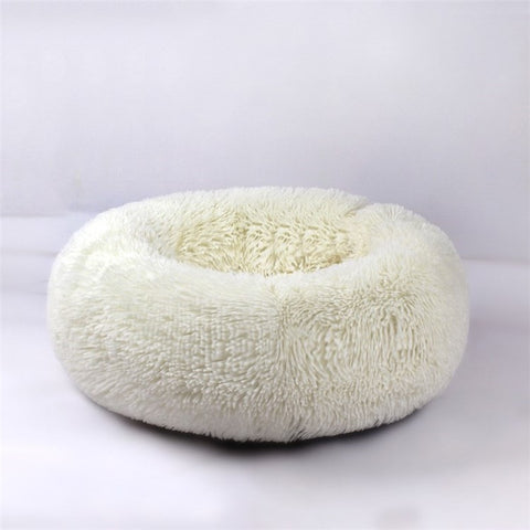 Dog Round Cat Winter Warm Sleeping Bag Plush Soft Pet Bed Calming Bed 40x26cm
