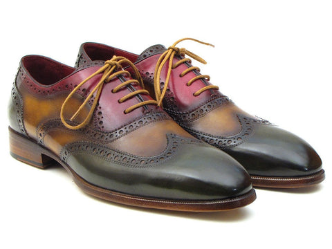 Paul Parkman Three Tone Wingtip Oxfords (ID#PP22F75)