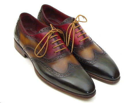 Paul Parkman Three Tone Wingtip Oxfords (ID#PP22F75)